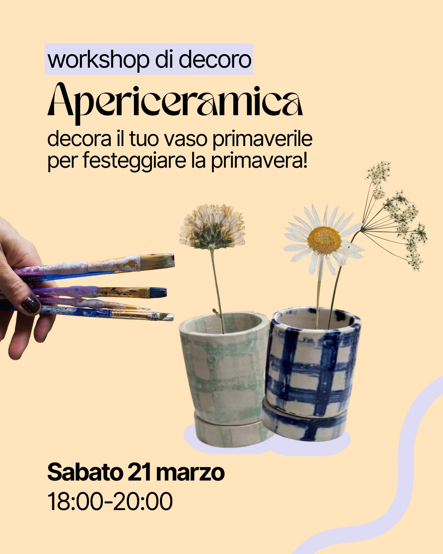 Apericeramica: Decorazione - Sabato 21 Marzo 2026