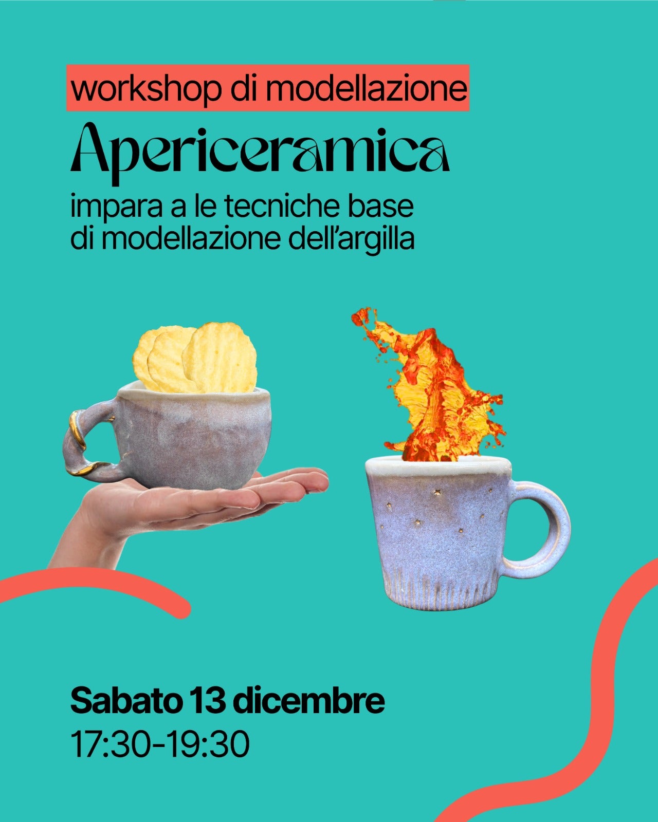 Apericeramica: Modellazione - Sabato 13 Dicembre 2025