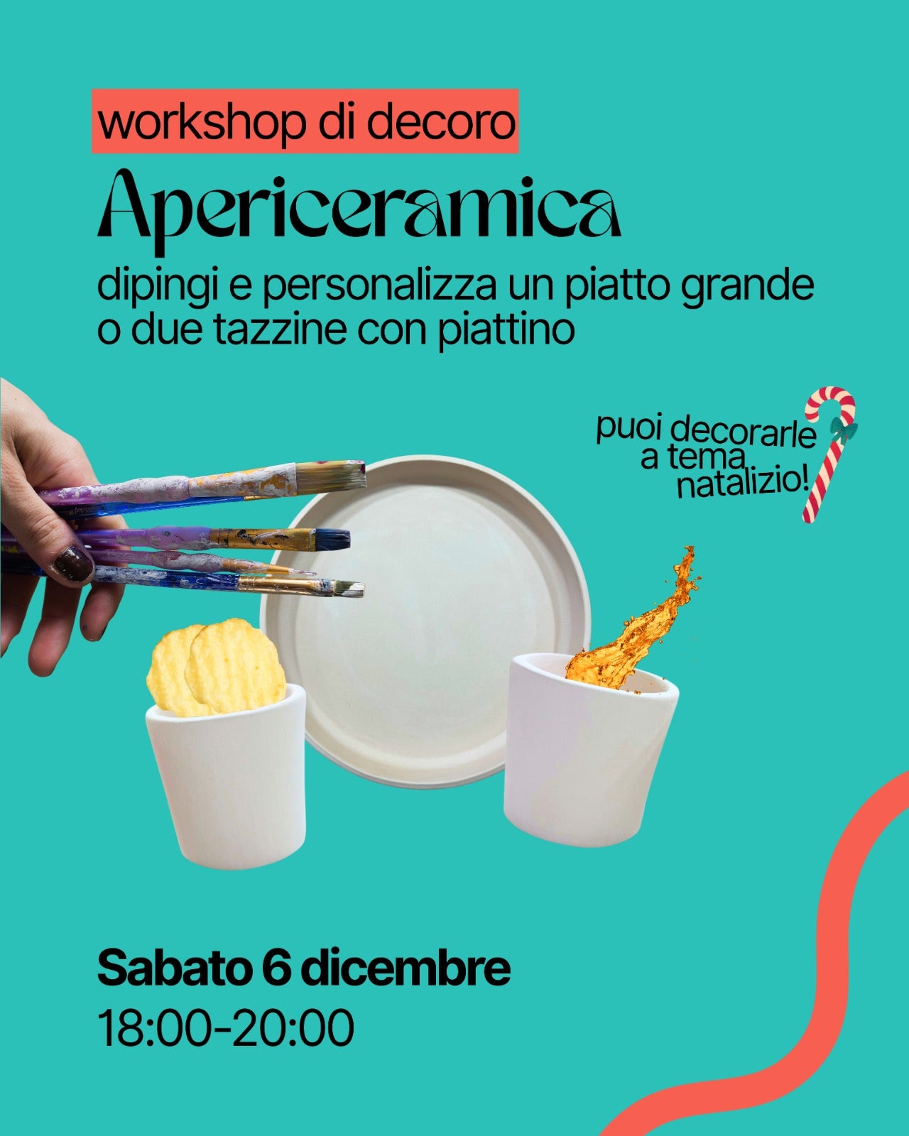 Apericeramica: Decorazione - Sabato 6 Dicembre 2025