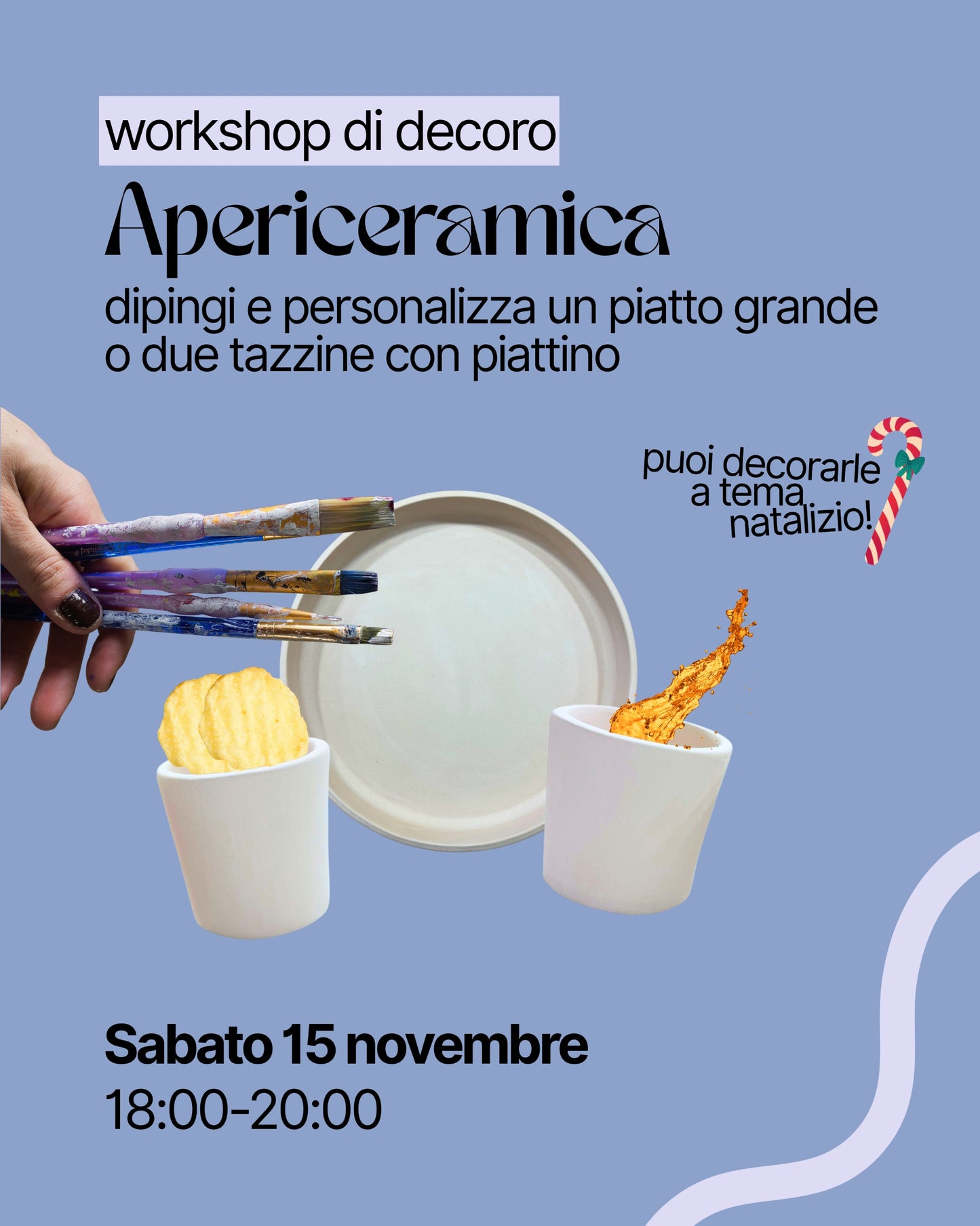 Apericeramica: Decorazione - Sabato 15 Novembre 2025