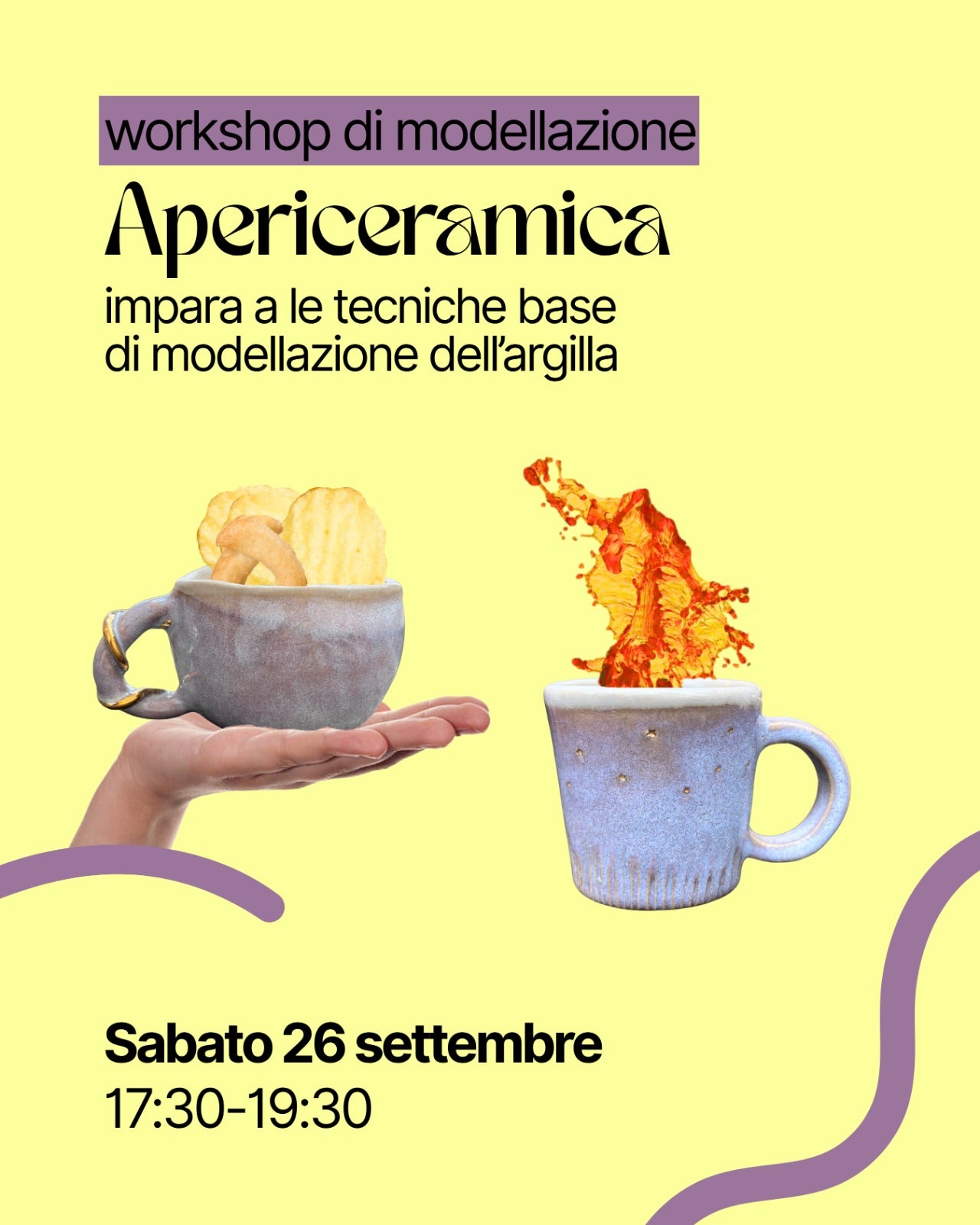 Apericeramica: Modellazione - Sabato 26 Settembre 2026