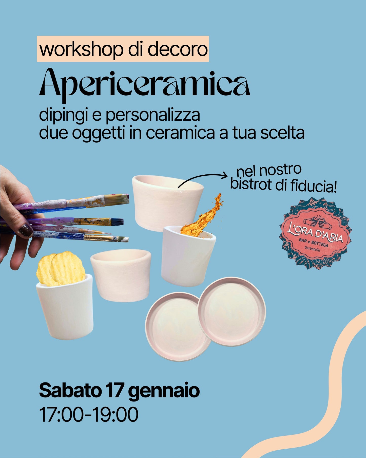 Apericeramica: Decorazione - Sabato 17 Gennaio 2026
